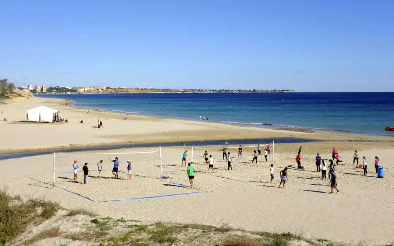 zona de playa o turismo de mil palmeras