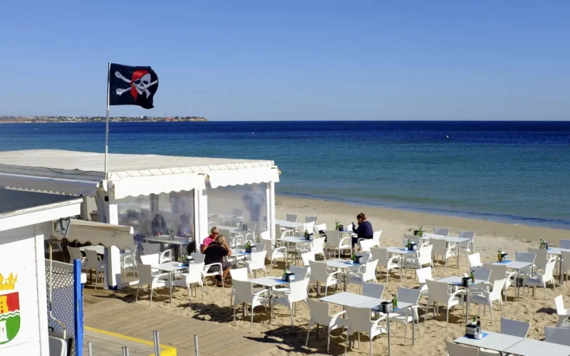 zona de playa o turismo de mil palmeras